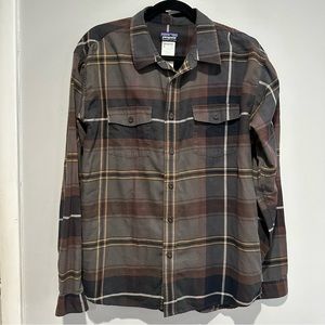 Patagonia Organic Cotton Long Sleeve Plaid Size Large